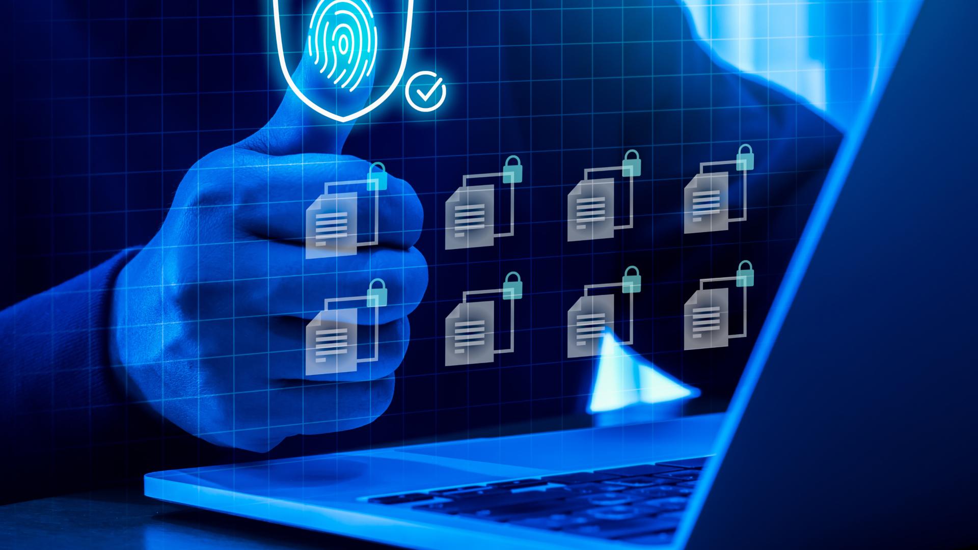 An image depicting biometric authentication.