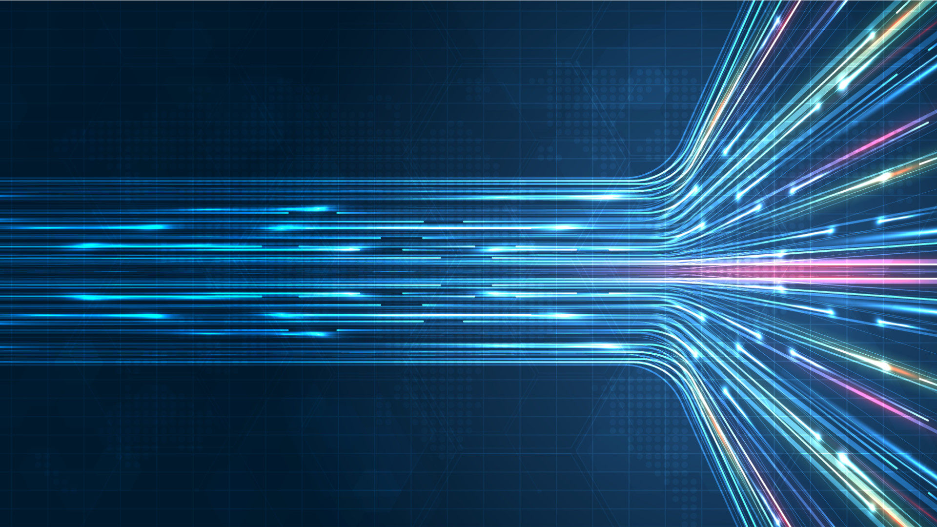 A data stream-looking image to accompany the Vector Search announcement.